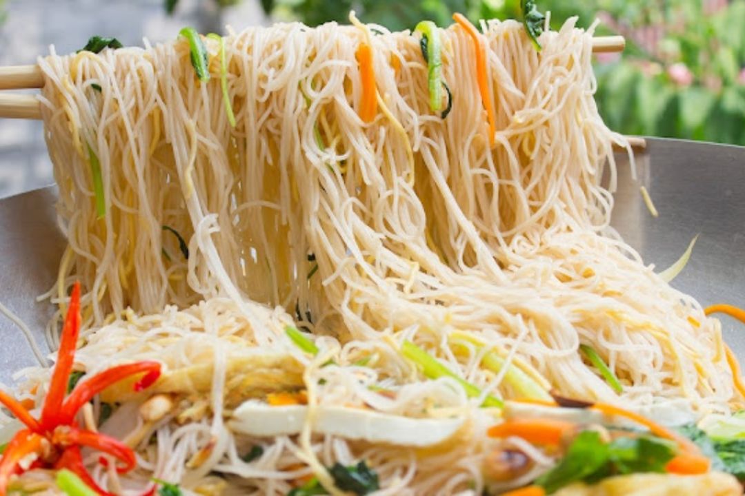 Bún gạo khô chế biến