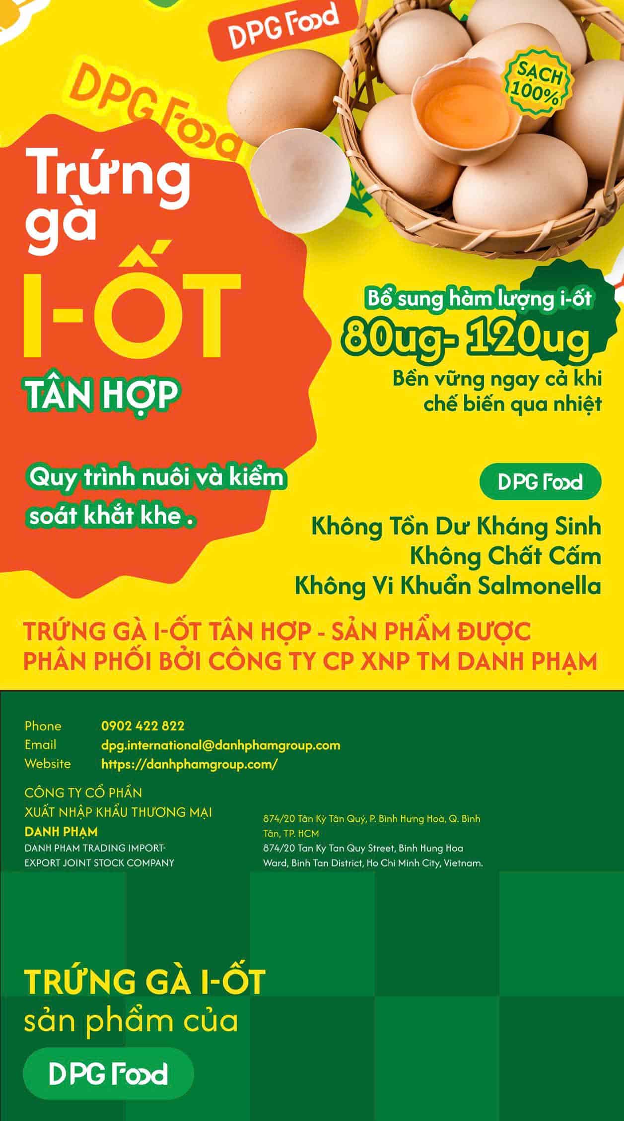 Trứng Gà I-Ốt Tân Hợp